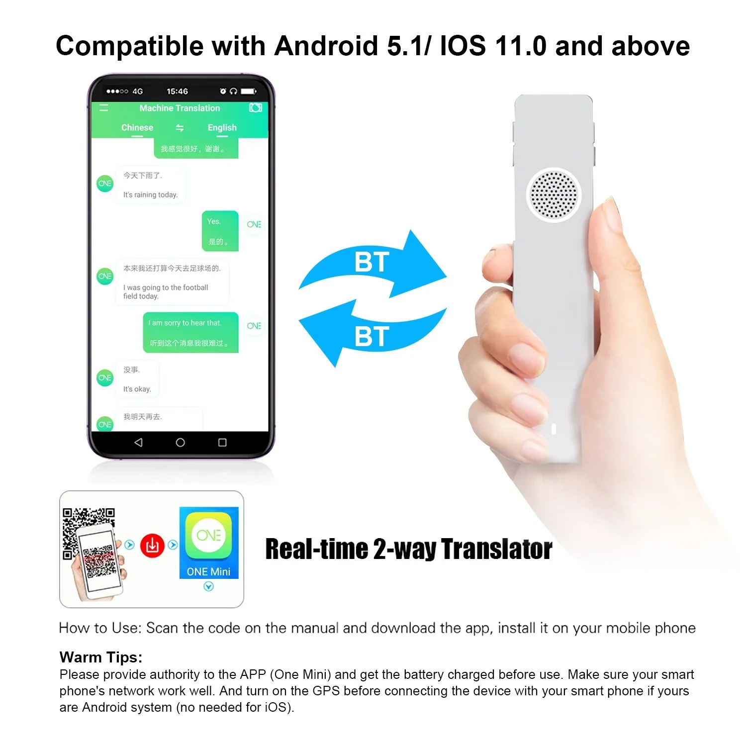 Mini AI Smart Translator Photo Recording Transcription Translation Langguage Translator English Translator Device
Mini AI Smart Translator Photo Recording Transcription Translation Langguage Translator English Translator Device