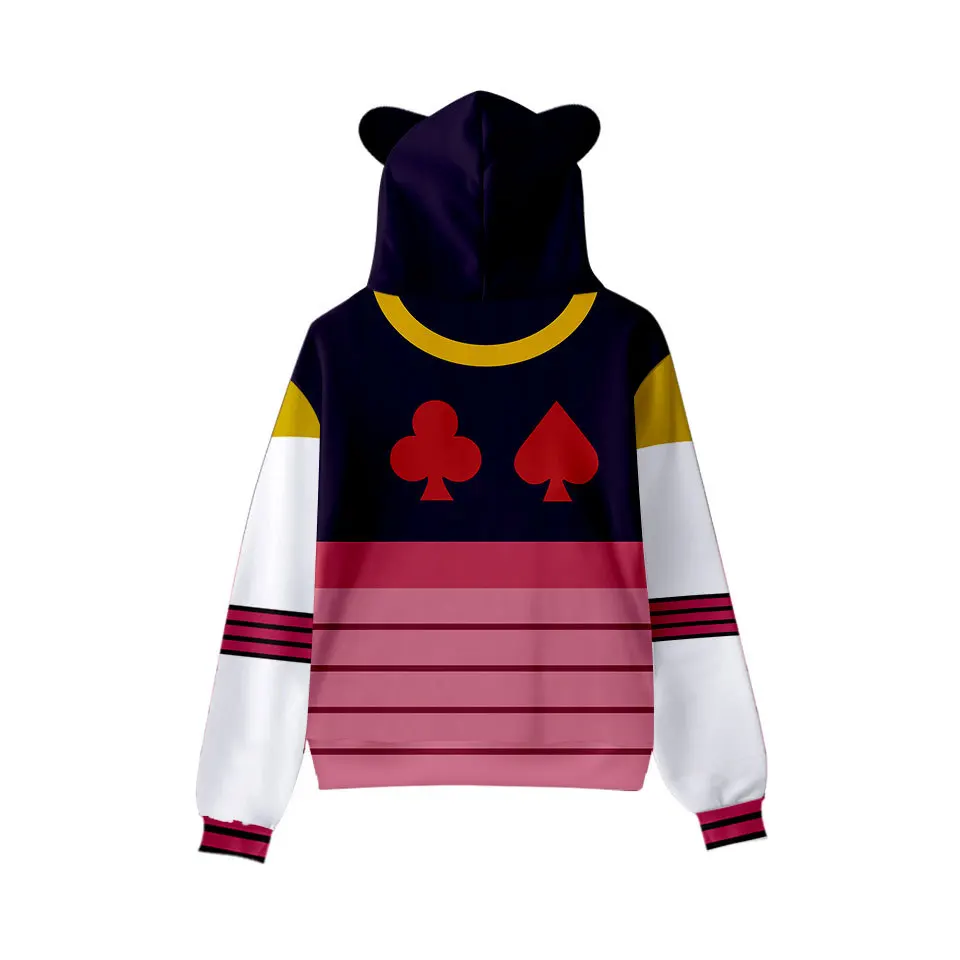 Cute Cartoon Anime 3D Hoodie Hunter X Hunter Hisoka 3D Hoodie Sweatshirts Women Harajuku Cat Ear Hooded Streetwear Kids 3D Hoody 
Cute Cartoon Anime 3D Hoodie Hunter X Hunter Hisoka 3D Hoodie Sweatshirts Women Harajuku Cat Ear Hooded Streetwear Kids 3D Hoody