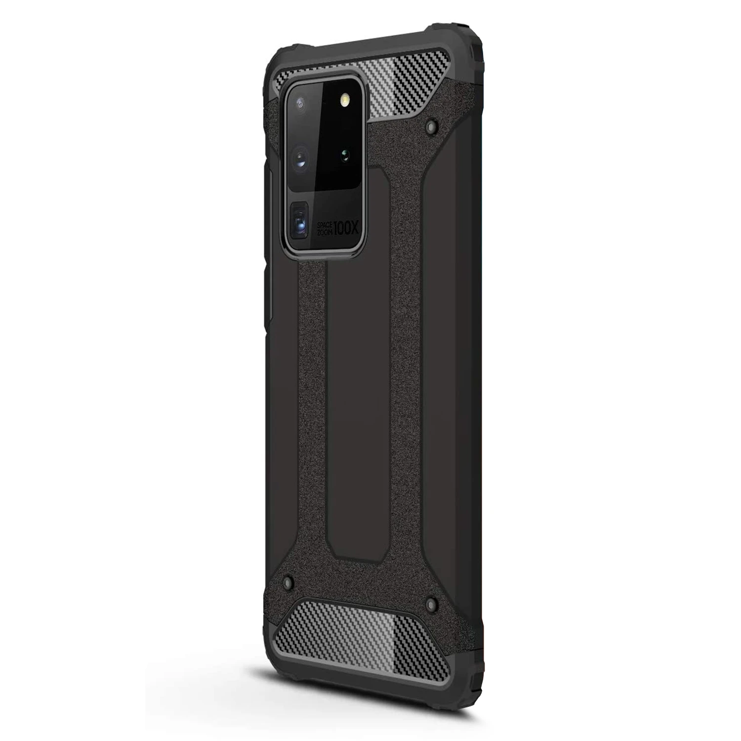 Чехол для телефона, совместимый с Samsung Galaxy S20, ультрабронированный черный Чехол-бак
Чехол для телефона, совместимый с Samsung Galaxy S20, ультрабронированный черный Чехол-бак