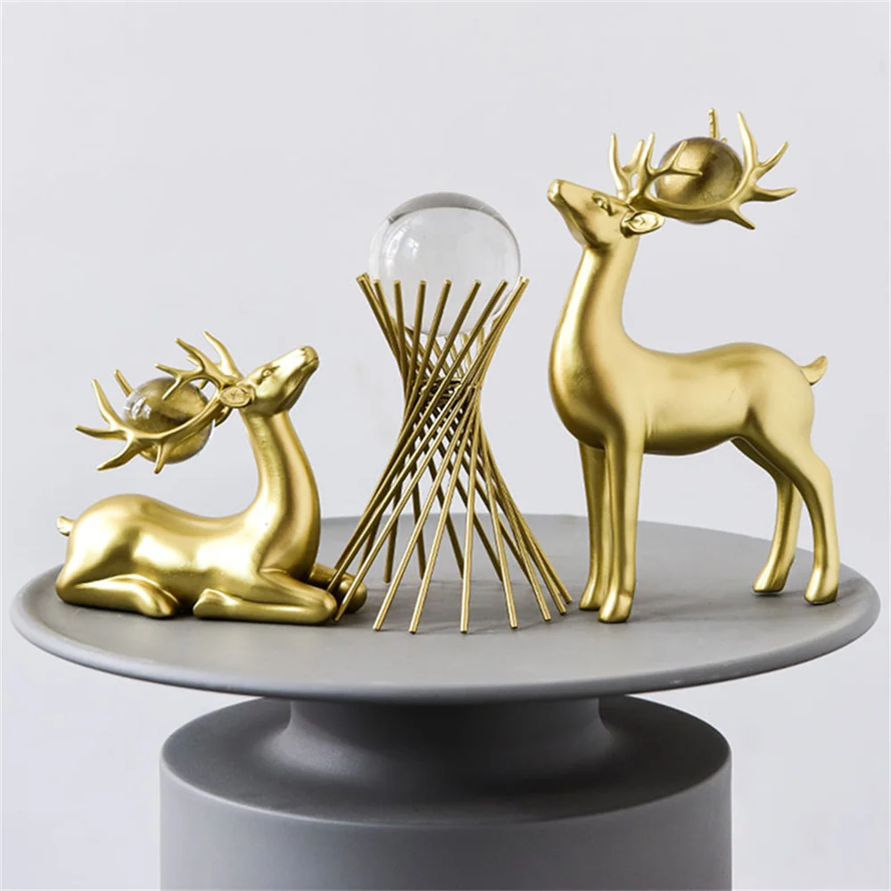 Deer Statue Family furnishingsDeers Figurines Resin Sculpture Home Decor Reindeer resin crafts deer decoration Decorative
Deer Statue Family furnishingsDeers Figurines Resin Sculpture Home Decor Reindeer resin crafts deer decoration Decorative