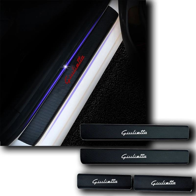 Car Sticker For Alfa Romeo Giulietta Carbon Fiber Vinyl Sticker Car Door Sill Protector Scuff Plate Car Accessories 4pcs
Car Sticker For Alfa Romeo Giulietta Carbon Fiber Vinyl Sticker Car Door Sill Protector Scuff Plate Car Accessories 4pcs
