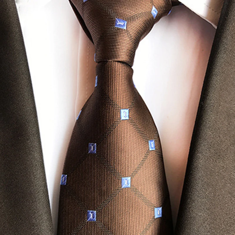 Fashion 8cm Silk Tie Balck Bule Plaid Jacquard weave Necktie for Men Business Wedding Party Formal Neck Ties Accessories
Fashion 8cm Silk Tie Balck Bule Plaid Jacquard weave Necktie for Men Business Wedding Party Formal Neck Ties Accessories