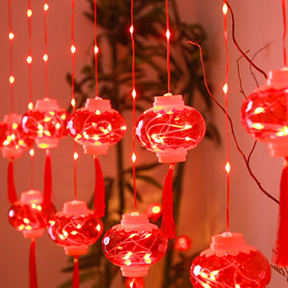 Traditional Chinese Garland Lantern LED String Light Window Fairy Lights Plug Powered Control Chinese New Year Lights Decor
Traditional Chinese Garland Lantern LED String Light Window Fairy Lights Plug Powered Control Chinese New Year Lights Decor
