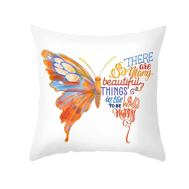 2021 New White Pink Color Butterfly Series Sofa Home Decorative Pillow Cover Car Decor Beauty Comfort Hugging Cushion Case Hot
2021 New White Pink Color Butterfly Series Sofa Home Decorative Pillow Cover Car Decor Beauty Comfort Hugging Cushion Case Hot