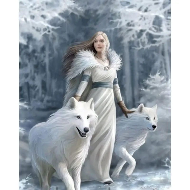 Painting By Numbers Diy Beautiful Woman White Figures Animal Modern Wall Art Picture Canvas Painting Home Decortion Adults Kit
Painting By Numbers Diy Beautiful Woman White Figures Animal Modern Wall Art Picture Canvas Painting Home Decortion Adults Kit