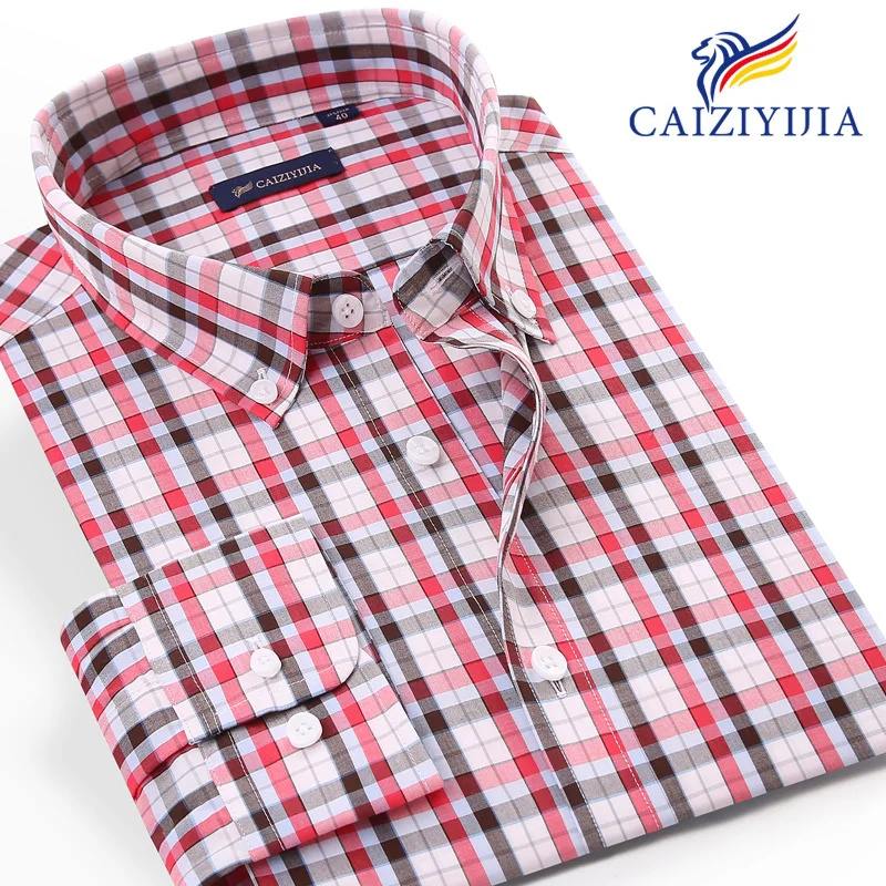 Men's Fashion Checkered Plaid Bamboo Fiber Dress Shirt Long Sleeve Male Slim Fit Business Formal Casual Social Shirts Button Dow
Men's Fashion Checkered Plaid Bamboo Fiber Dress Shirt Long Sleeve Male Slim Fit Business Formal Casual Social Shirts Button Dow
