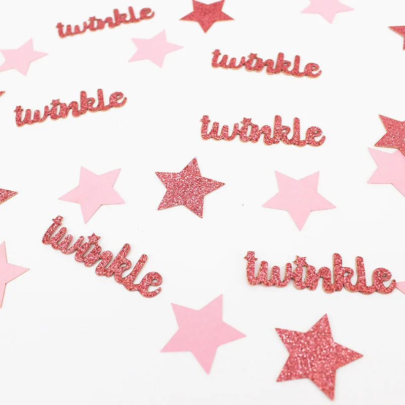 100pcs Rose Gold Twinkle Star Paper Confetti Baby Shower Gender Reveal Candy Favor Box DIY Supplies Birthday Party Table Decor
100pcs Rose Gold Twinkle Star Paper Confetti Baby Shower Gender Reveal Candy Favor Box DIY Supplies Birthday Party Table Decor
