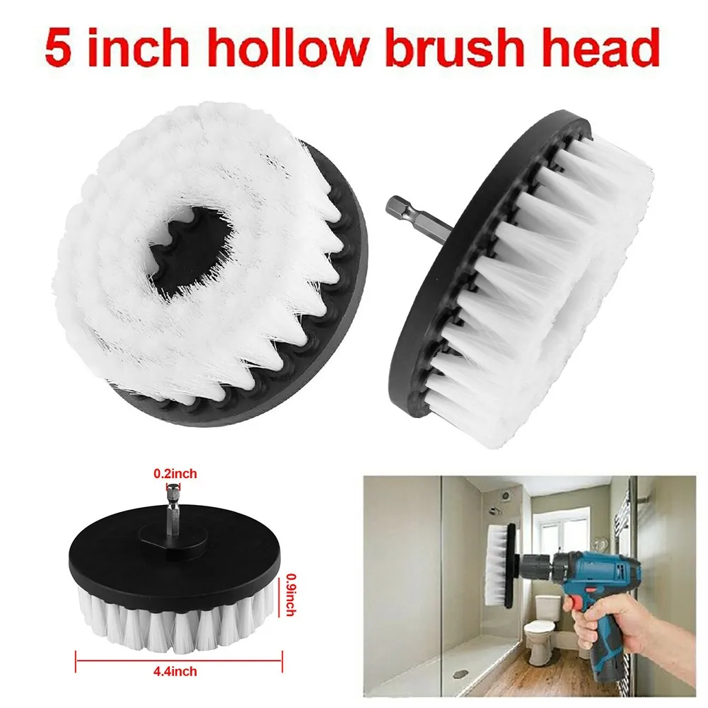 5in Electric Drill Brush Car Polisher Bathroom Cleaning Kit Carpet Leather Upholstery Cleaning Attachment Cleaning Glass Tool
5in Electric Drill Brush Car Polisher Bathroom Cleaning Kit Carpet Leather Upholstery Cleaning Attachment Cleaning Glass Tool