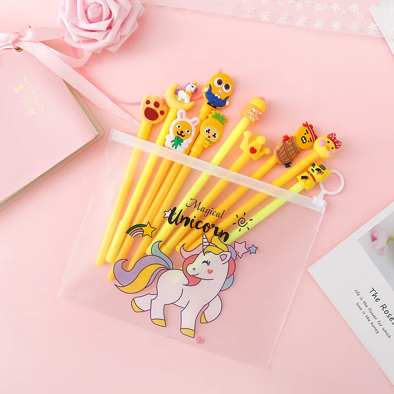 10pcs Kawaii Gel Pens and Pen Bags Mixed Animals Pens for School Office Supplies Cute Stationery Set Christmas Gifts
10pcs Kawaii Gel Pens and Pen Bags Mixed Animals Pens for School Office Supplies Cute Stationery Set Christmas Gifts