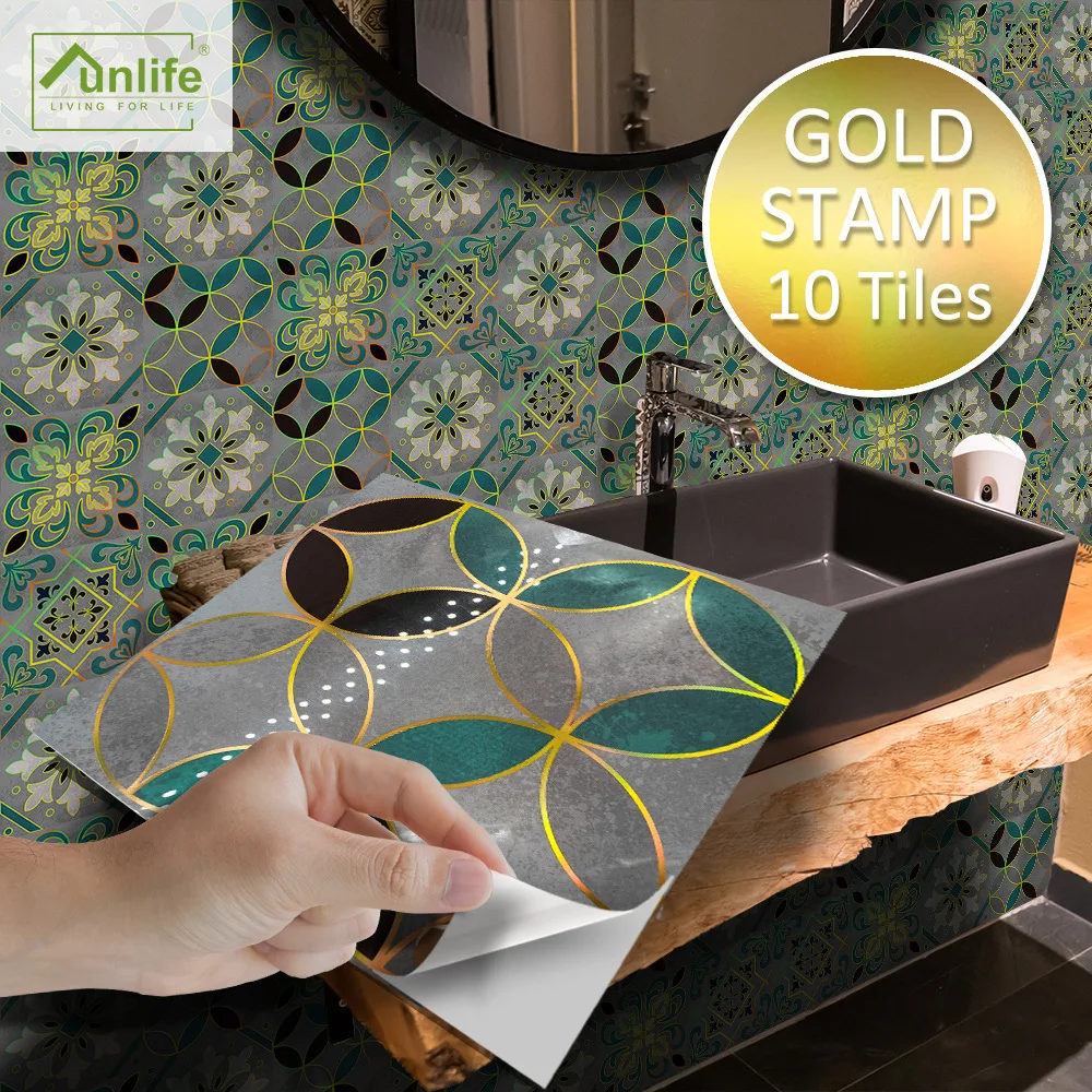 Funlife Gilding Morocco Ceramic Tile Restaurant Living Room Waterproof Wall Sticker,Art Wall Decal Home Decor
Funlife Gilding Morocco Ceramic Tile Restaurant Living Room Waterproof Wall Sticker,Art Wall Decal Home Decor