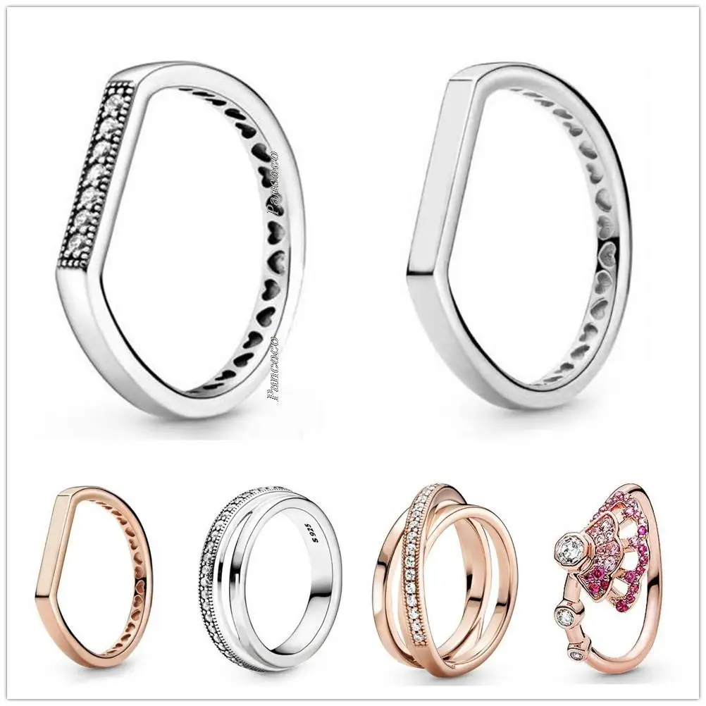 Original 925 Sterling Silver Rose Crossover Pave Triple Band Ring For Women Wedding Party Gift Europe Pandora Jewelry
Original 925 Sterling Silver Rose Crossover Pave Triple Band Ring For Women Wedding Party Gift Europe Pandora Jewelry