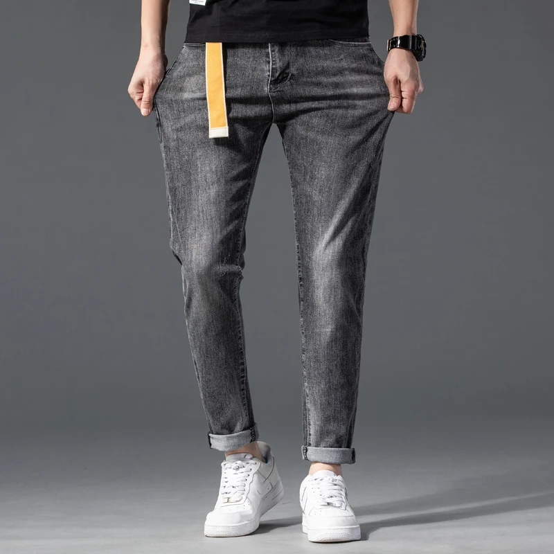 2021 Men's pants Trousers baggy Jeans for men Casual Stretch Slim Denim Jean man
2021 Men's pants Trousers baggy Jeans for men Casual Stretch Slim Denim Jean man