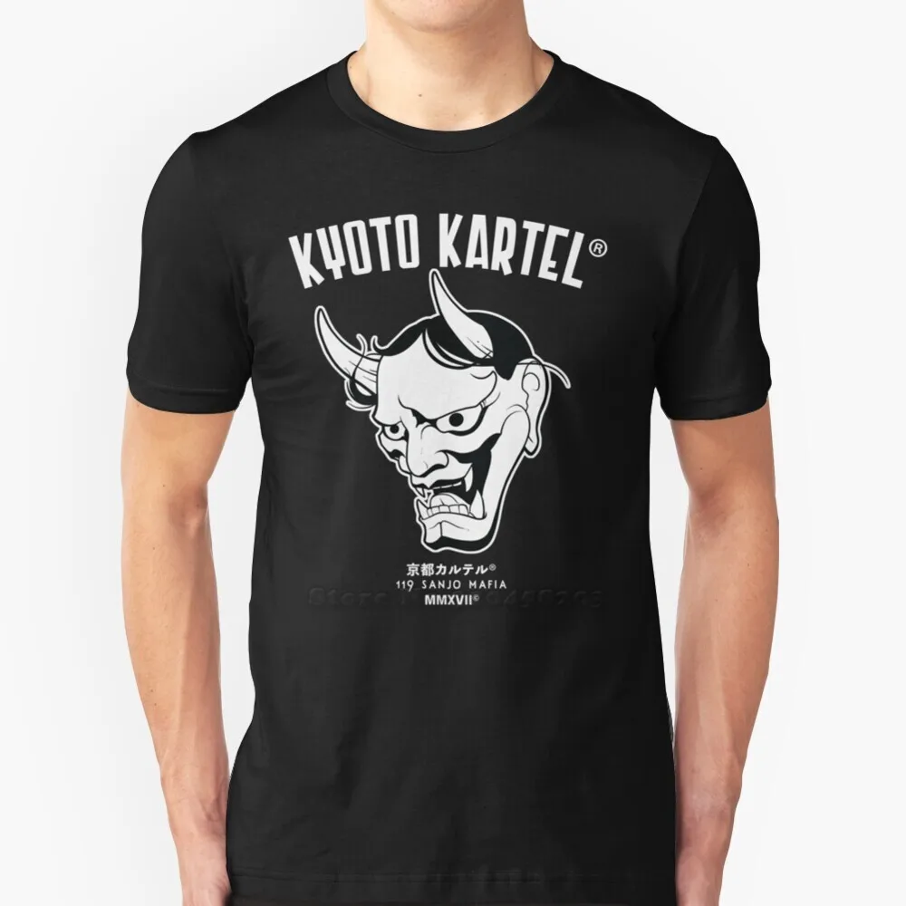 Киотский картел®Футболка Новая летняя модная повседневная хлопковая Футболка с