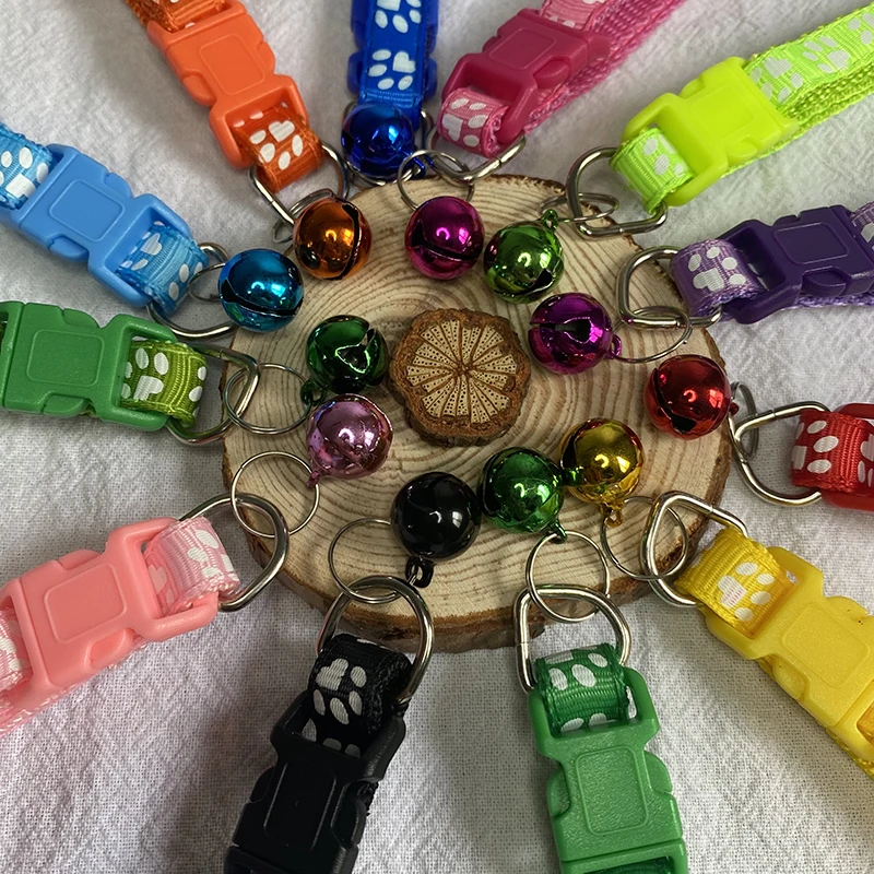Promotional Cat Collar With Bell Leads Cute Colorful Pet Kitten Adjustable Necklace Bell Nylon Cat Dog Collars Products Supplier
Promotional Cat Collar With Bell Leads Cute Colorful Pet Kitten Adjustable Necklace Bell Nylon Cat Dog Collars Products Supplier