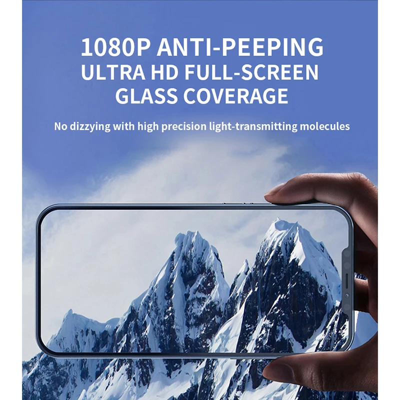 EAOR Full Coverage Transparent HD Tempered Glass Film Screen Protector for iPhone 11 12 Pro X XR XS Max 6 7 8 Plus
EAOR Full Coverage Transparent HD Tempered Glass Film Screen Protector for iPhone 11 12 Pro X XR XS Max 6 7 8 Plus