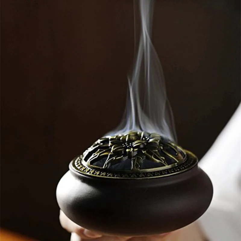 Chinese Buddha Incense Burner Flower Incense Holder Handmade Censer for Buddhist Home Office Decoration Gift
Chinese Buddha Incense Burner Flower Incense Holder Handmade Censer for Buddhist Home Office Decoration Gift