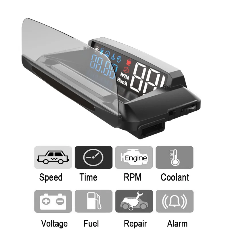 Дисплей на лобовое стекло автомобиля L3 OBD2, проектор скорости на лобовое стекло, цифровой измеритель скорости на борту компьютера, температу...
Дисплей на лобовое стекло автомобиля L3 OBD2, проектор скорости на лобовое стекло, цифровой измеритель скорости на борту компьютера, температу...