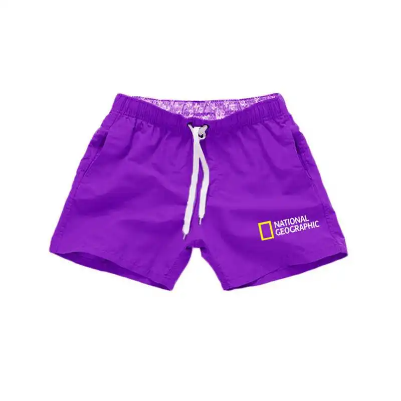 Pantalones cortos para hombre informales y transpirables para ir a la playa, bermudas de estilo moderno, ropa masculina de veran 
Pantalones cortos para hombre informales y transpirables para ir a la playa, bermudas de estilo moderno, ropa masculina de veran