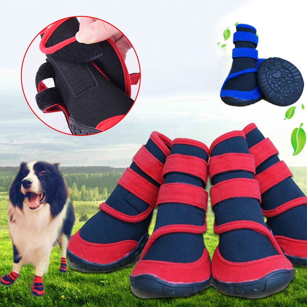 4Pcs/set Pet Dog Winter Shoes Rain Snow Waterproof Booties Socks Rubber Anti-slip Shoes For Small Dog Puppies Footwear Snow Boot
4Pcs/set Pet Dog Winter Shoes Rain Snow Waterproof Booties Socks Rubber Anti-slip Shoes For Small Dog Puppies Footwear Snow Boot