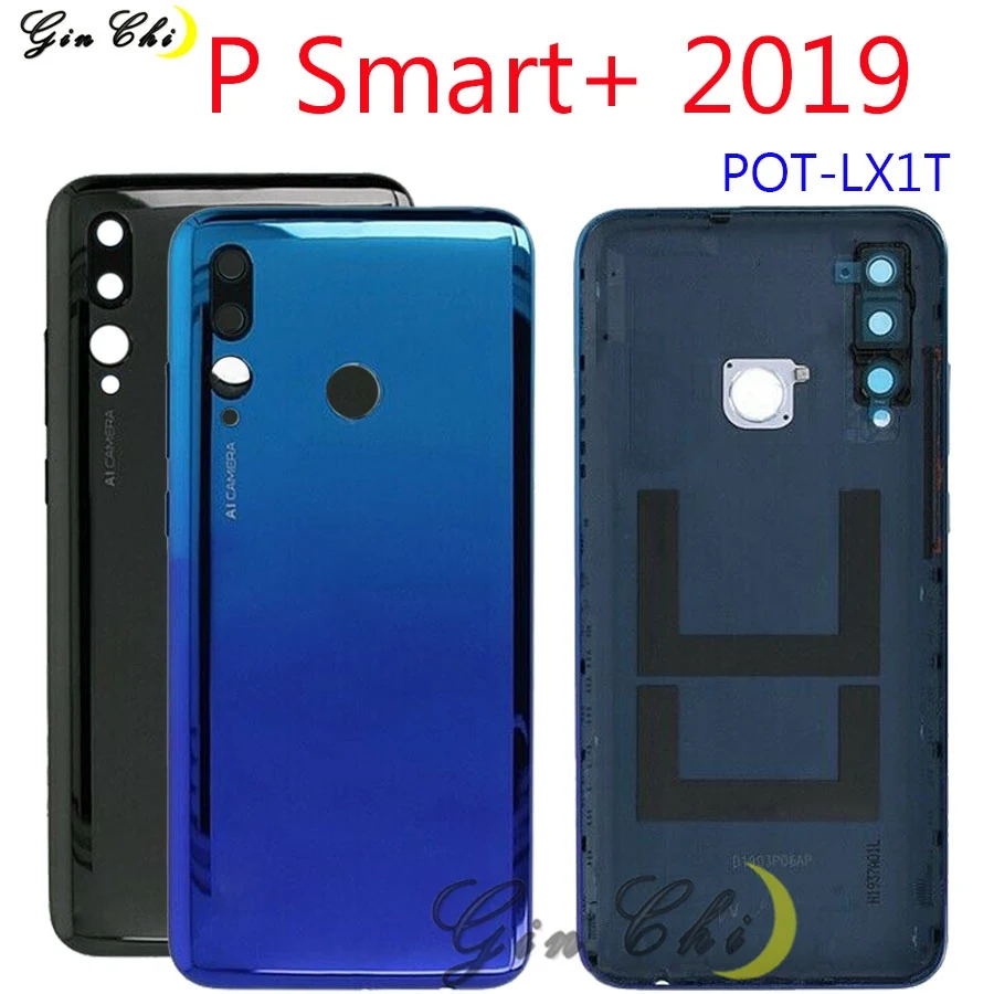 Оригинальный чехол для аккумулятора Huawei P Smart + 2019 POT LX1T с объективом кнопки