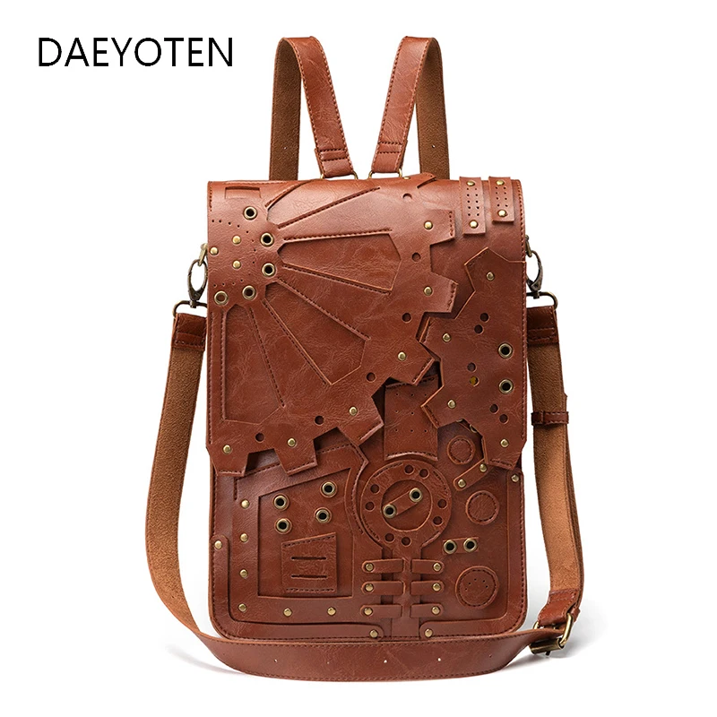 DAEYOTEN Steampunk Retro Women Backpack Gothic Men School Bags Rivets Shoulder Bag Packs Anti-Theft Laptop Backpack ZM0505
DAEYOTEN Steampunk Retro Women Backpack Gothic Men School Bags Rivets Shoulder Bag Packs Anti-Theft Laptop Backpack ZM0505