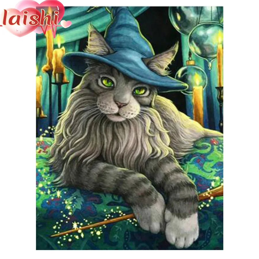 New 5D Crystal Diamond Painting Cartoon animal hat cat DIY Round Diamond Embroidery Home Decoration Christmas Gift pictures kits
New 5D Crystal Diamond Painting Cartoon animal hat cat DIY Round Diamond Embroidery Home Decoration Christmas Gift pictures kits
