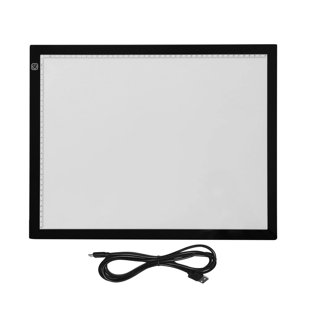 A3 LED Light Box Tracer with Scale Ultra-thin USB Powered Tracing Light Pad Board 3 Level Adjustable Brightness for Drawing
A3 LED Light Box Tracer with Scale Ultra-thin USB Powered Tracing Light Pad Board 3 Level Adjustable Brightness for Drawing