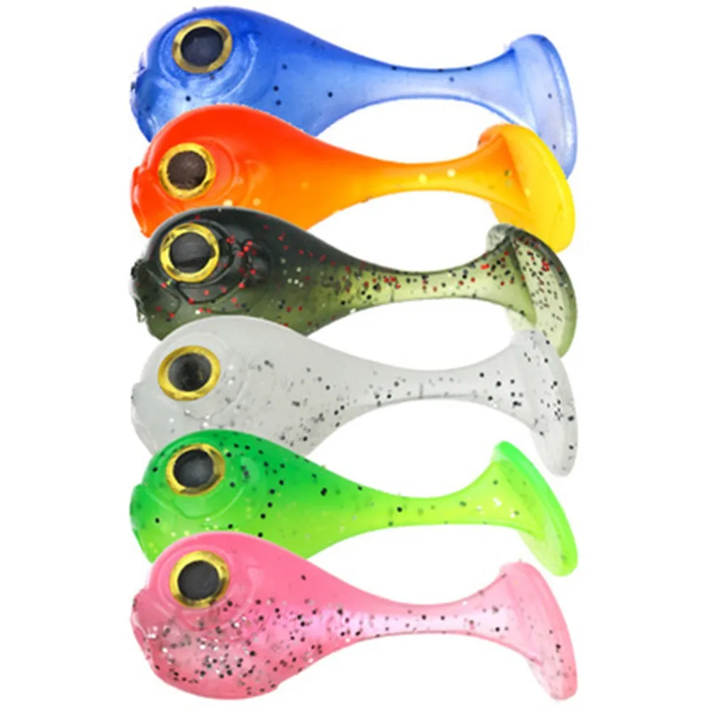 6pcs Soft Lures Silicone Bait 4cm 3g For Sea Fishing Swimbait Wobblers Tackle T Tail Shape Jigging Fishing Lures Baits Pesca
6pcs Soft Lures Silicone Bait 4cm 3g For Sea Fishing Swimbait Wobblers Tackle T Tail Shape Jigging Fishing Lures Baits Pesca