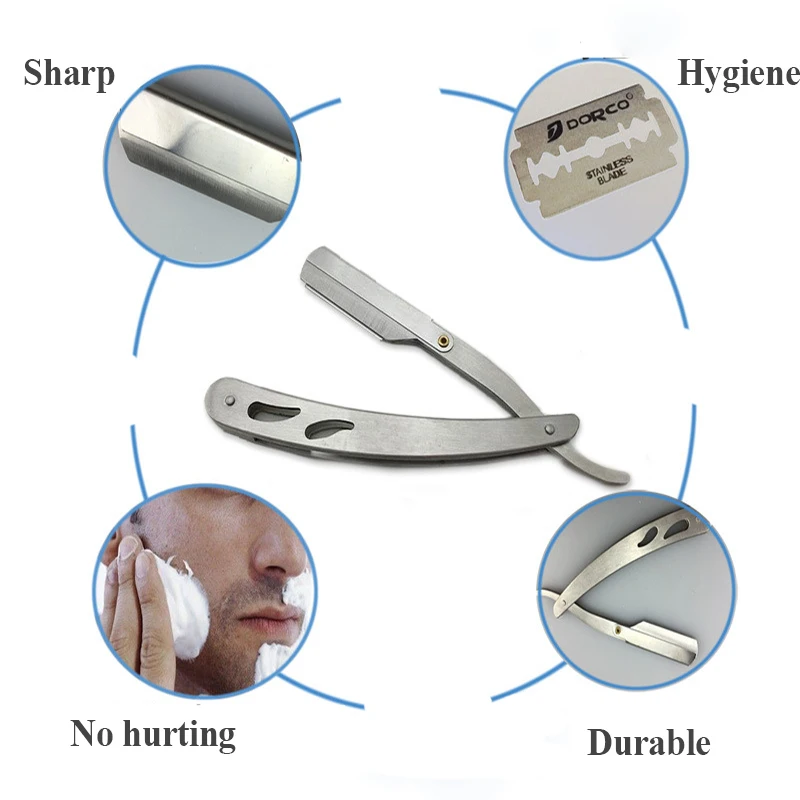 Men Straight Razor Premium Stainless Steel Colorful Barber Shaving Shaver Safe Knife for Face Beard Cutting Folded Manual Razor
Men Straight Razor Premium Stainless Steel Colorful Barber Shaving Shaver Safe Knife for Face Beard Cutting Folded Manual Razor