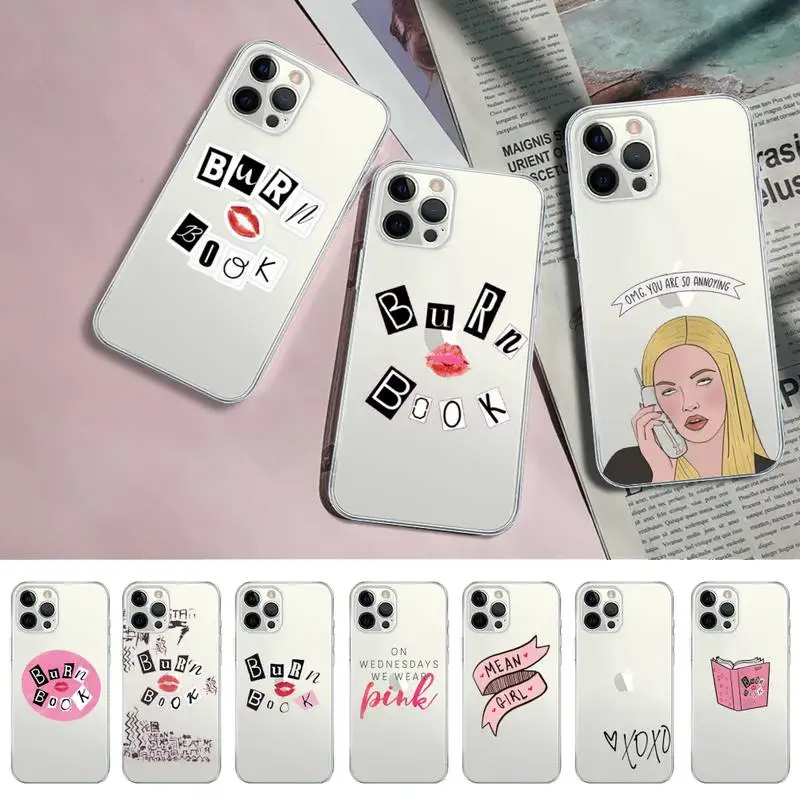 Burn Book Kiss Mean Girls Bling Cute Phone Case for iPhone 11 12 13 mini pro XS MAX 8 7 6 6S Plus X 5S SE 2020 XR case
Burn Book Kiss Mean Girls Bling Cute Phone Case for iPhone 11 12 13 mini pro XS MAX 8 7 6 6S Plus X 5S SE 2020 XR case