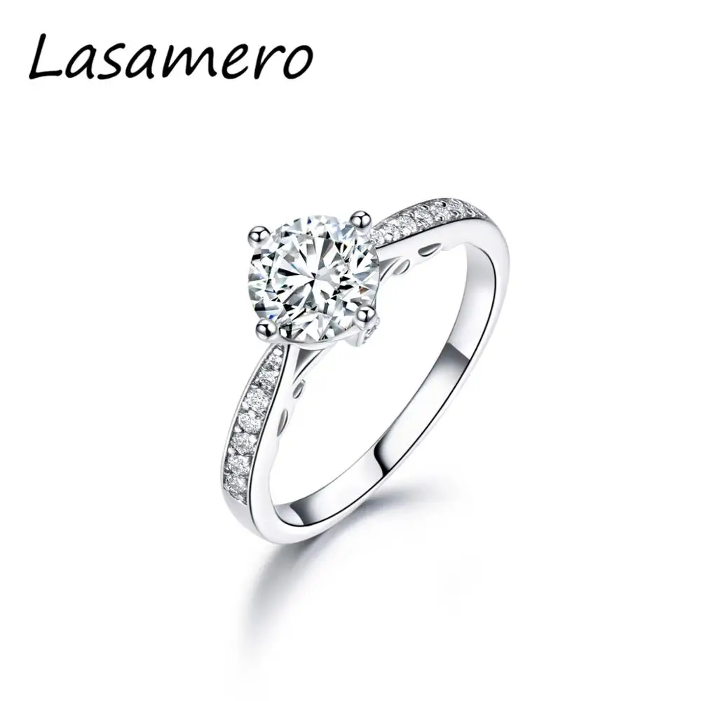 LASAMERO Art Deco Wedding Ring 1.00CT Brilliant Round Cut 6.5MM Moissanites Promise Ring 14K Gold Half Eternity Anniversary Ring
LASAMERO Art Deco Wedding Ring 1.00CT Brilliant Round Cut 6.5MM Moissanites Promise Ring 14K Gold Half Eternity Anniversary Ring