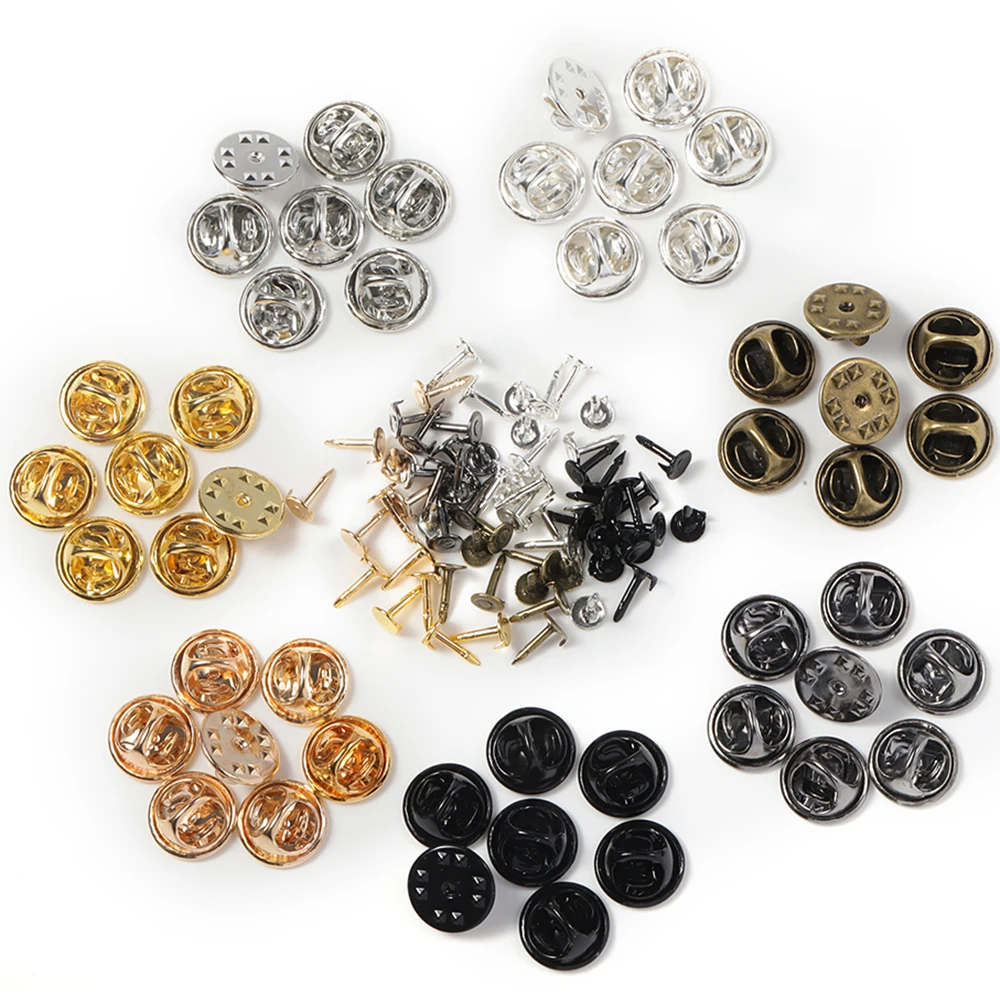 50pcs Brooch Base Pin Back Butterfly Clasp Clutch Squeeze Badge Holder for DIY Jewelry Making Brooch Backing Accessory Supplier
50pcs Brooch Base Pin Back Butterfly Clasp Clutch Squeeze Badge Holder for DIY Jewelry Making Brooch Backing Accessory Supplier