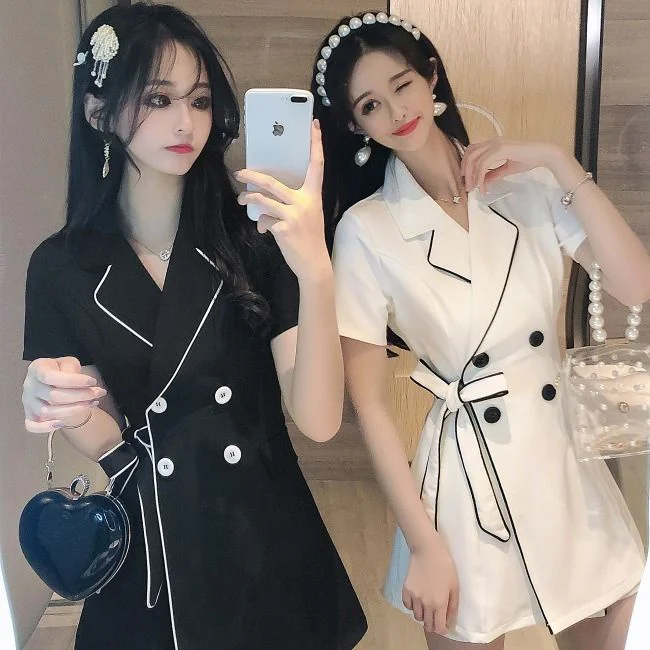 One piece / suit light mature retro style suit dress + shorts two piece 2021 summer suit
One piece / suit light mature retro style suit dress + shorts two piece 2021 summer suit