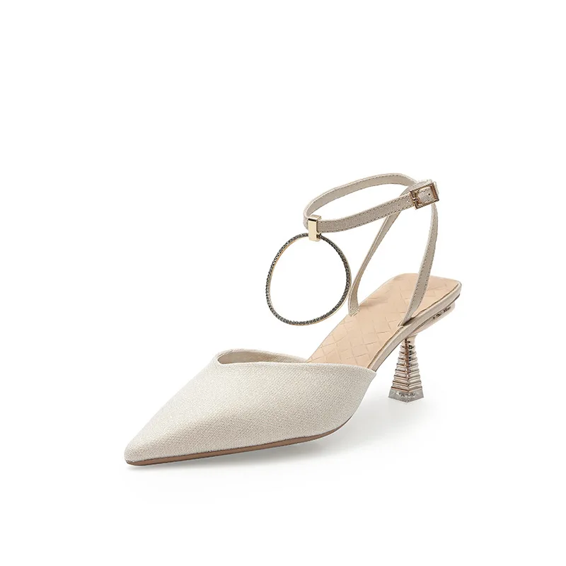 Clear Heels Female Sandal Velvet Shoes Slip-on Loafers Summer Women's Shallow Mouth Girls Pointed Suede High Elastic Band Beig
Clear Heels Female Sandal Velvet Shoes Slip-on Loafers Summer Women's Shallow Mouth Girls Pointed Suede High Elastic Band Beig