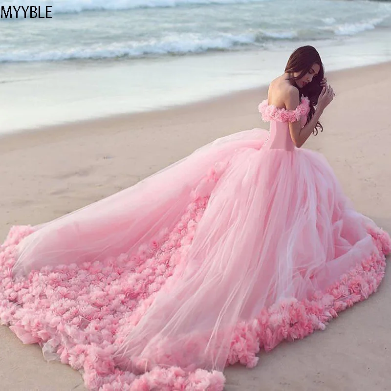 MYYBLE 2021 Pink Quinceanera Dresses Princess Cinderella With 3D Flower Off The Shoulder Elegant Tulle Party Gown Sweet 16 Dress
MYYBLE 2021 Pink Quinceanera Dresses Princess Cinderella With 3D Flower Off The Shoulder Elegant Tulle Party Gown Sweet 16 Dress