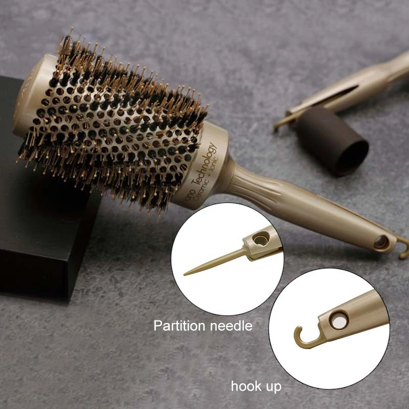 Golden Bristles Hair Salon Hair Salon Styling Diy Curling Comb Ceramic Roller Comb Aluminum Tube Air Comb Hair Comb
Golden Bristles Hair Salon Hair Salon Styling Diy Curling Comb Ceramic Roller Comb Aluminum Tube Air Comb Hair Comb