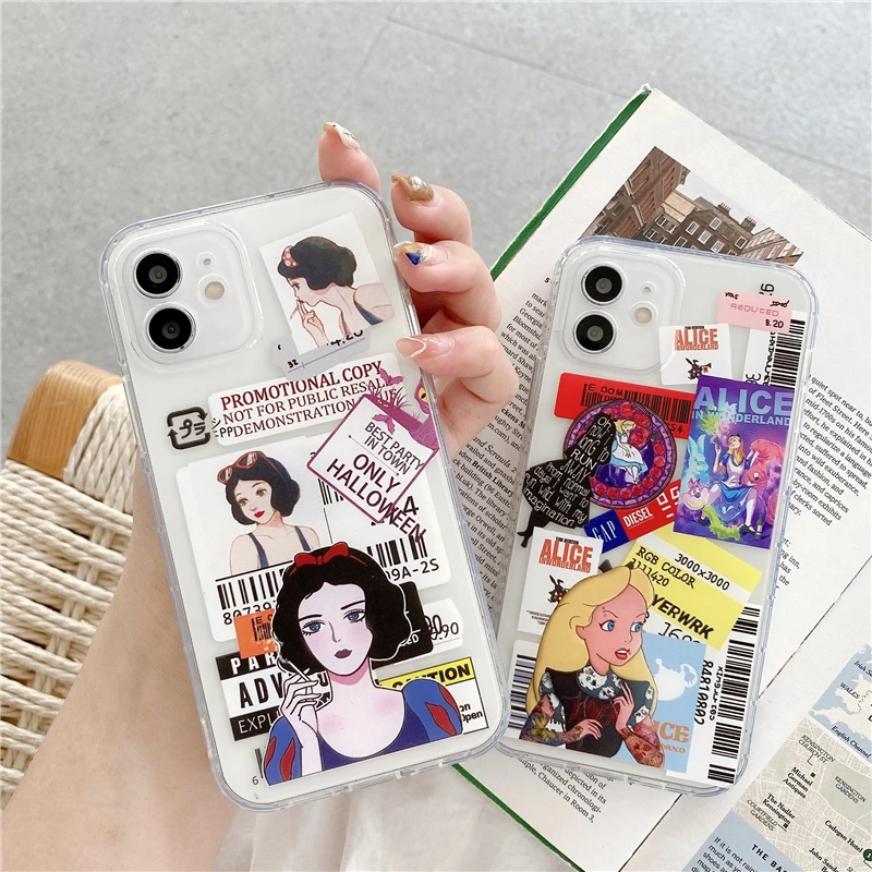 Fashion Cute Fairy Princess Photo Label Phone Case For iphone 13 12 11 Pro Max XS Max XR SE 2020 7 8 Plus X Clear Silicone Cover
Fashion Cute Fairy Princess Photo Label Phone Case For iphone 13 12 11 Pro Max XS Max XR SE 2020 7 8 Plus X Clear Silicone Cover