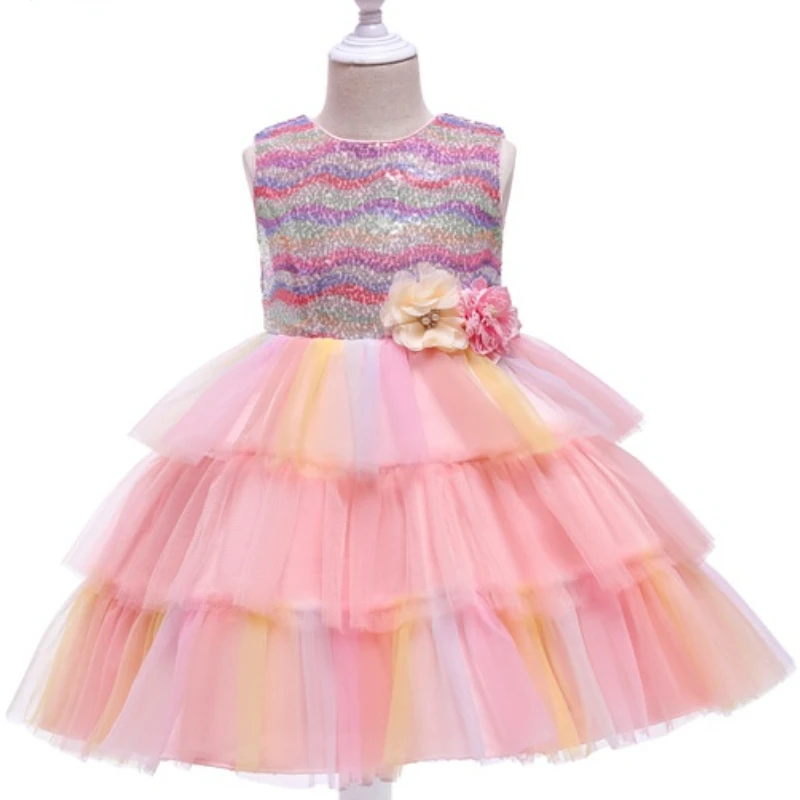 Rainbow Sequin Unicorn Kids Dress Up Costumes Princess Girl Dress Party Costume Halloween Flower Girls Dresses for Weddings Knee
Rainbow Sequin Unicorn Kids Dress Up Costumes Princess Girl Dress Party Costume Halloween Flower Girls Dresses for Weddings Knee