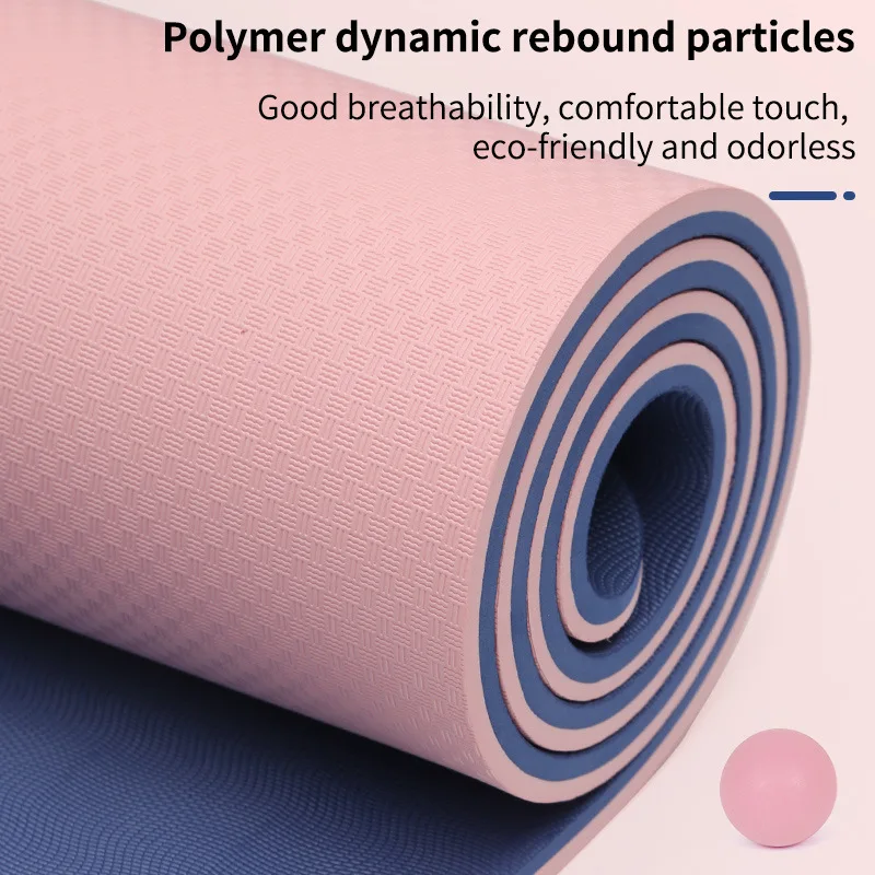 Double Layer Smooth Yoga Mat Fitness for Gymnastic and Pilates Exercise Mat For Beginner Environmental Mats
Double Layer Smooth Yoga Mat Fitness for Gymnastic and Pilates Exercise Mat For Beginner Environmental Mats