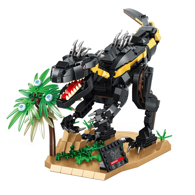 Black Tyrannosaurus MOC Building Blocks 779pcs Jurassic Dinosaur Model World Toy Gifts For Children Kids xmas Educational
Black Tyrannosaurus MOC Building Blocks 779pcs Jurassic Dinosaur Model World Toy Gifts For Children Kids xmas Educational