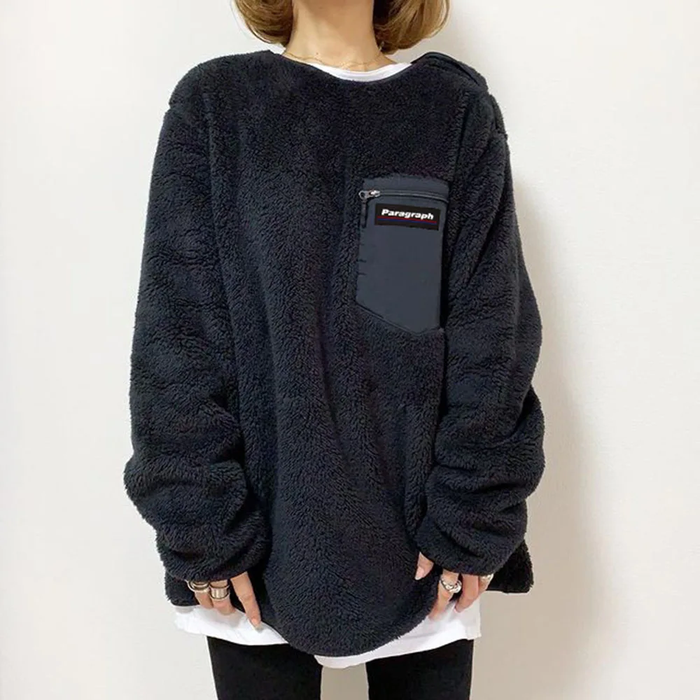 Retro Darkness Women Knits Hoodie Fashion Long Sleeve Solid Patchwork Pullover Round Neck Autumn Winter Thicken Top For Women
Retro Darkness Women Knits Hoodie Fashion Long Sleeve Solid Patchwork Pullover Round Neck Autumn Winter Thicken Top For Women