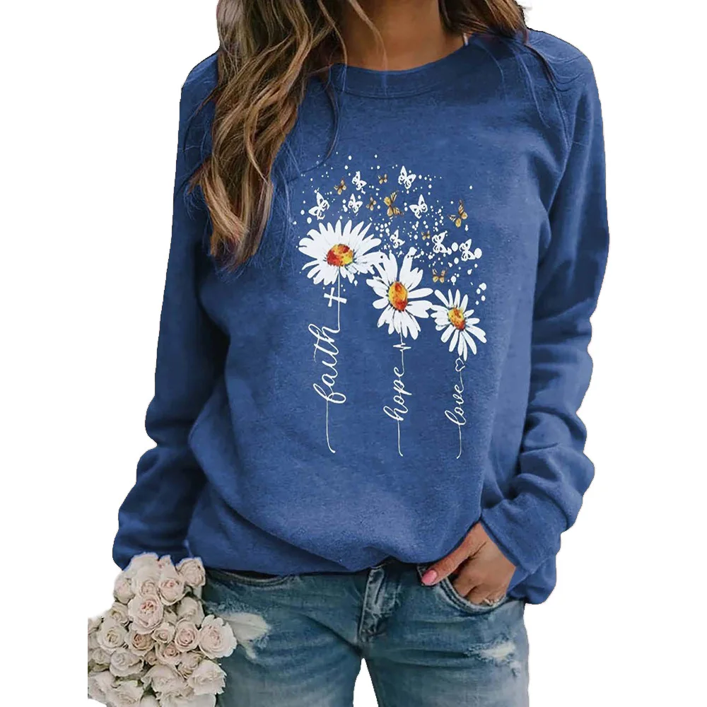 Carney popular women's sweater small Zou Ju printed round neck long sleeve sweater
Carney popular women's sweater small Zou Ju printed round neck long sleeve sweater