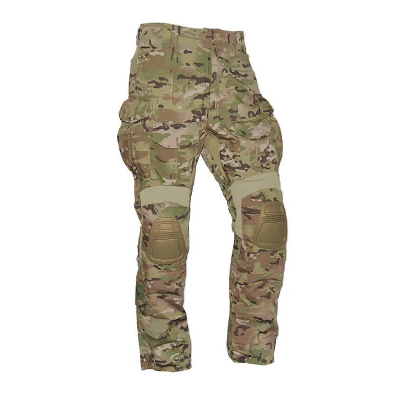 

Тактические камуфляжные военные штаны-карго армии США, рабочая одежда, боевая униформа, пейнтбол, одежда с несколькими карманами для страйкбола, наколенники