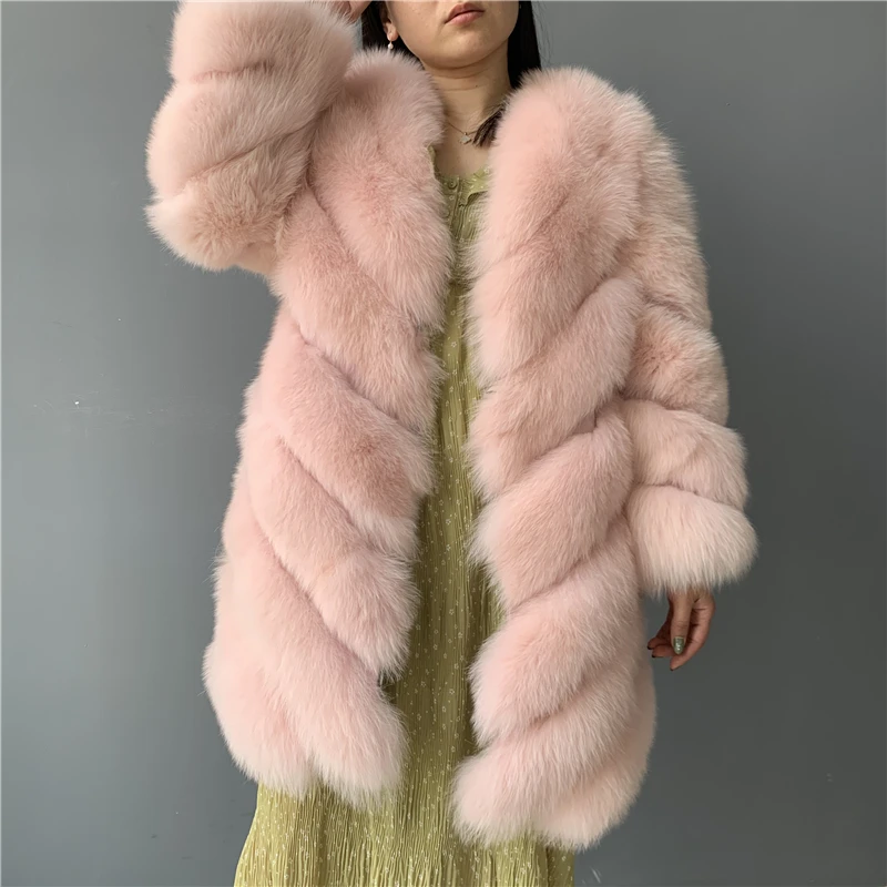 New Women Warm Real Fox Fur Coat Long Winter Fur Jacket Outerwear Natural Blue Fox Fur Coats Hot Promotion
New Women Warm Real Fox Fur Coat Long Winter Fur Jacket Outerwear Natural Blue Fox Fur Coats Hot Promotion