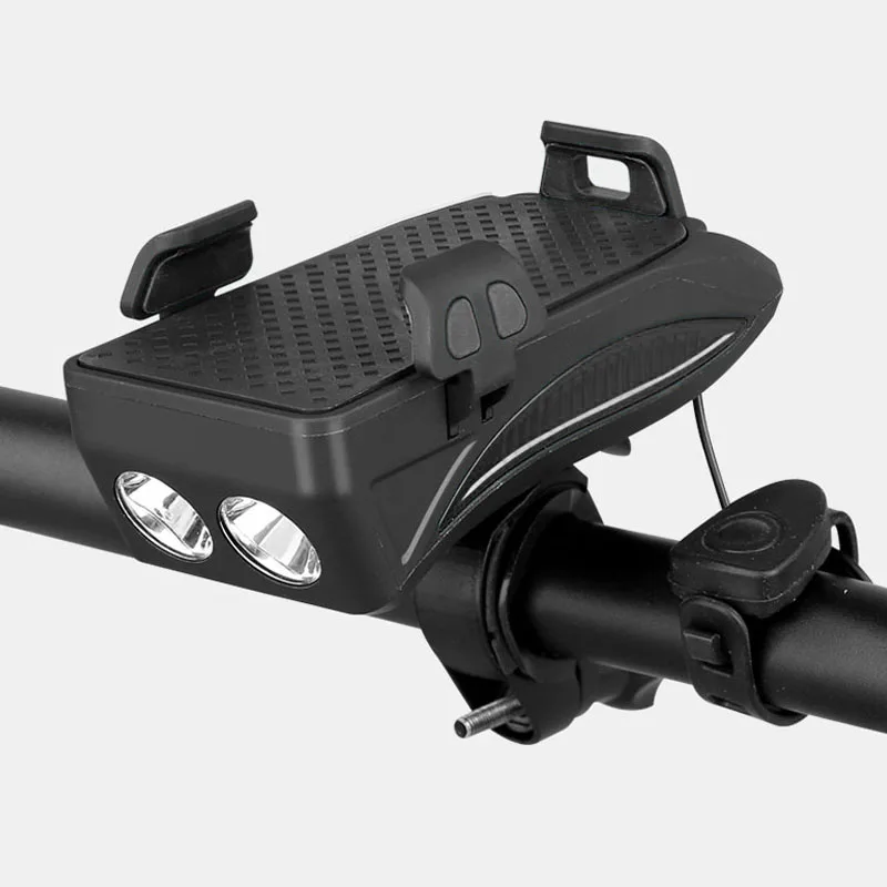Multifunction Bike 4 IN 1 Bike Light 400 Lumens Bike Flashlight Bike Horn Phone Holder Power Bank Bicycle Front Light 
Multifunction Bike 4 IN 1 Bike Light 400 Lumens Bike Flashlight Bike Horn Phone Holder Power Bank Bicycle Front Light