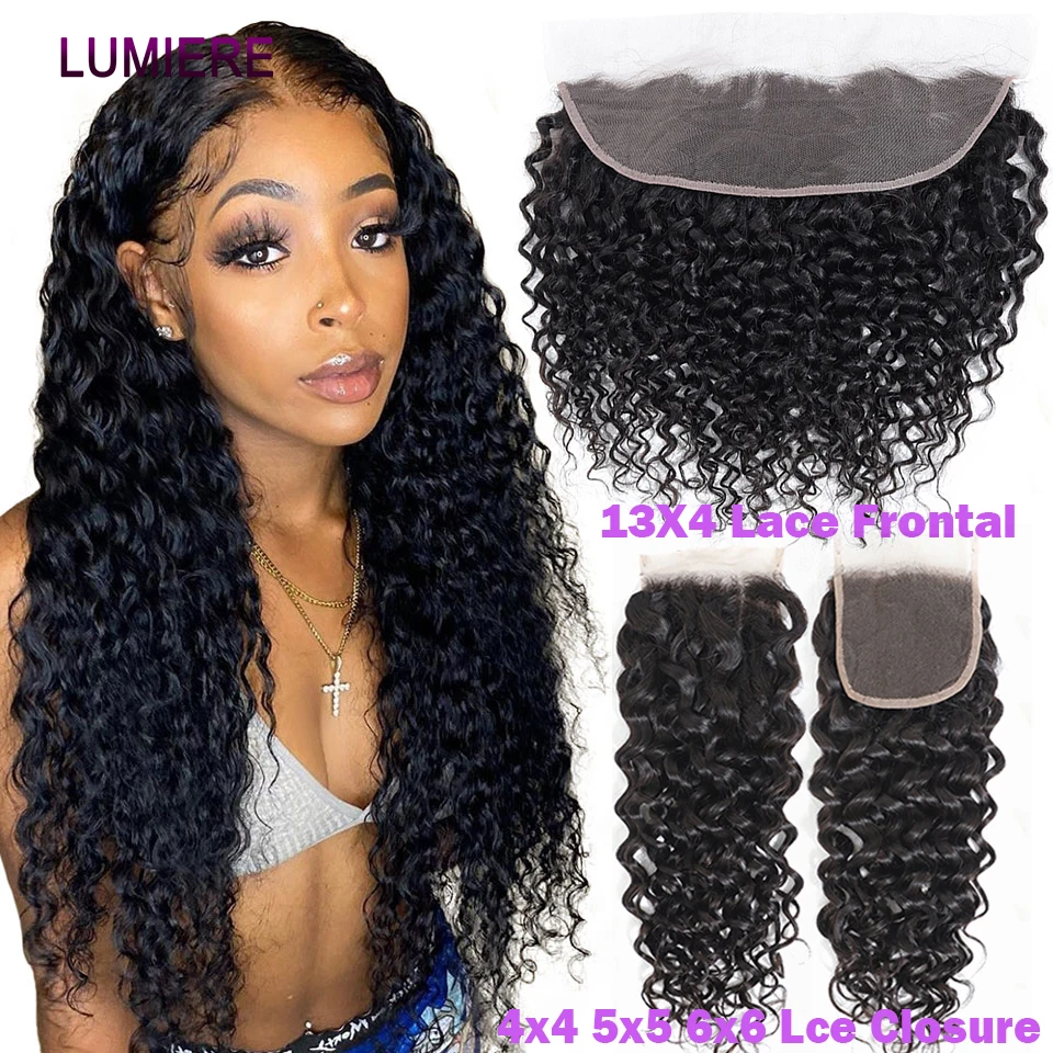 8-24inch Water Wave 13X4 Transparent Lace Frontal Closure Only 4x4 5x5 6x6 HD Lace Closure Pre Plucked With Baby Hair Lumiere
8-24inch Water Wave 13X4 Transparent Lace Frontal Closure Only 4x4 5x5 6x6 HD Lace Closure Pre Plucked With Baby Hair Lumiere