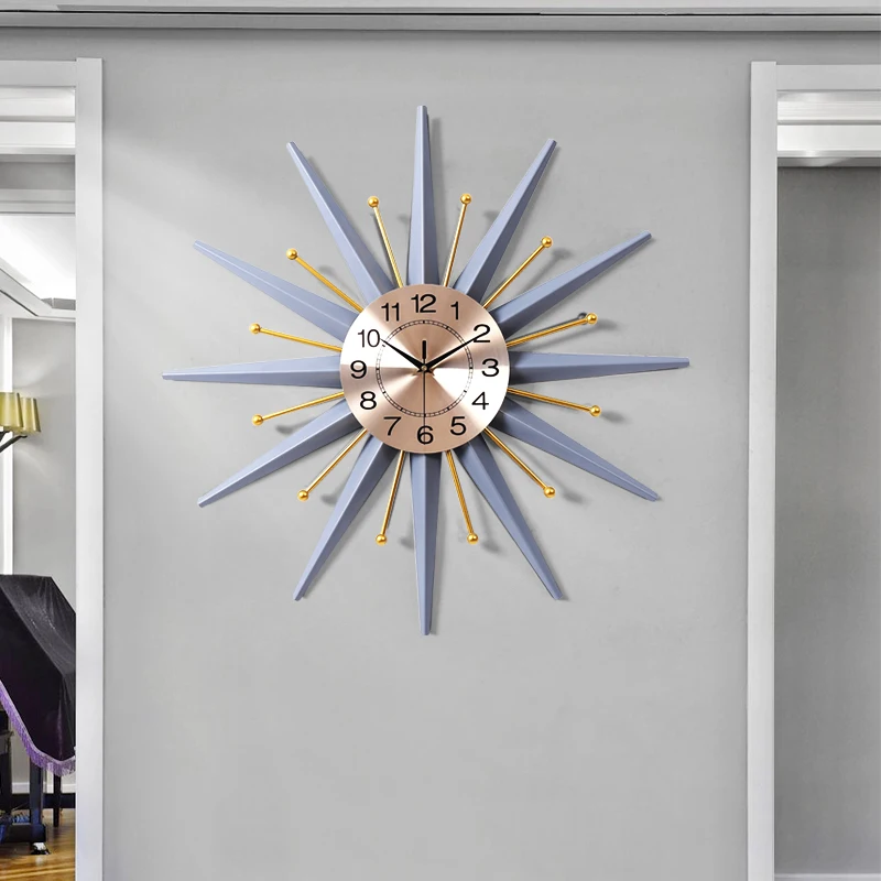 Luxury Nordic Wall Clock Living Room Large Silent Metal Creativity Wall Clock Modern Design Reloj Pared Grande Home Decor LL50WC
Luxury Nordic Wall Clock Living Room Large Silent Metal Creativity Wall Clock Modern Design Reloj Pared Grande Home Decor LL50WC
