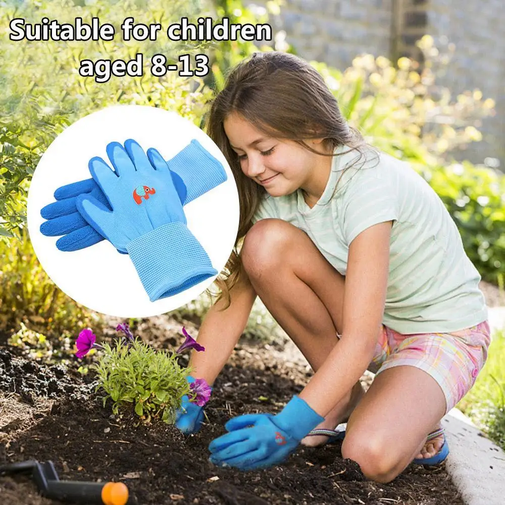 Kid Children Gardening Gloves Cartoon Latex Gloves Garden Anti Bite Anti- Cut Collect Seashells Protector Beach Gardening Tool
Kid Children Gardening Gloves Cartoon Latex Gloves Garden Anti Bite Anti- Cut Collect Seashells Protector Beach Gardening Tool