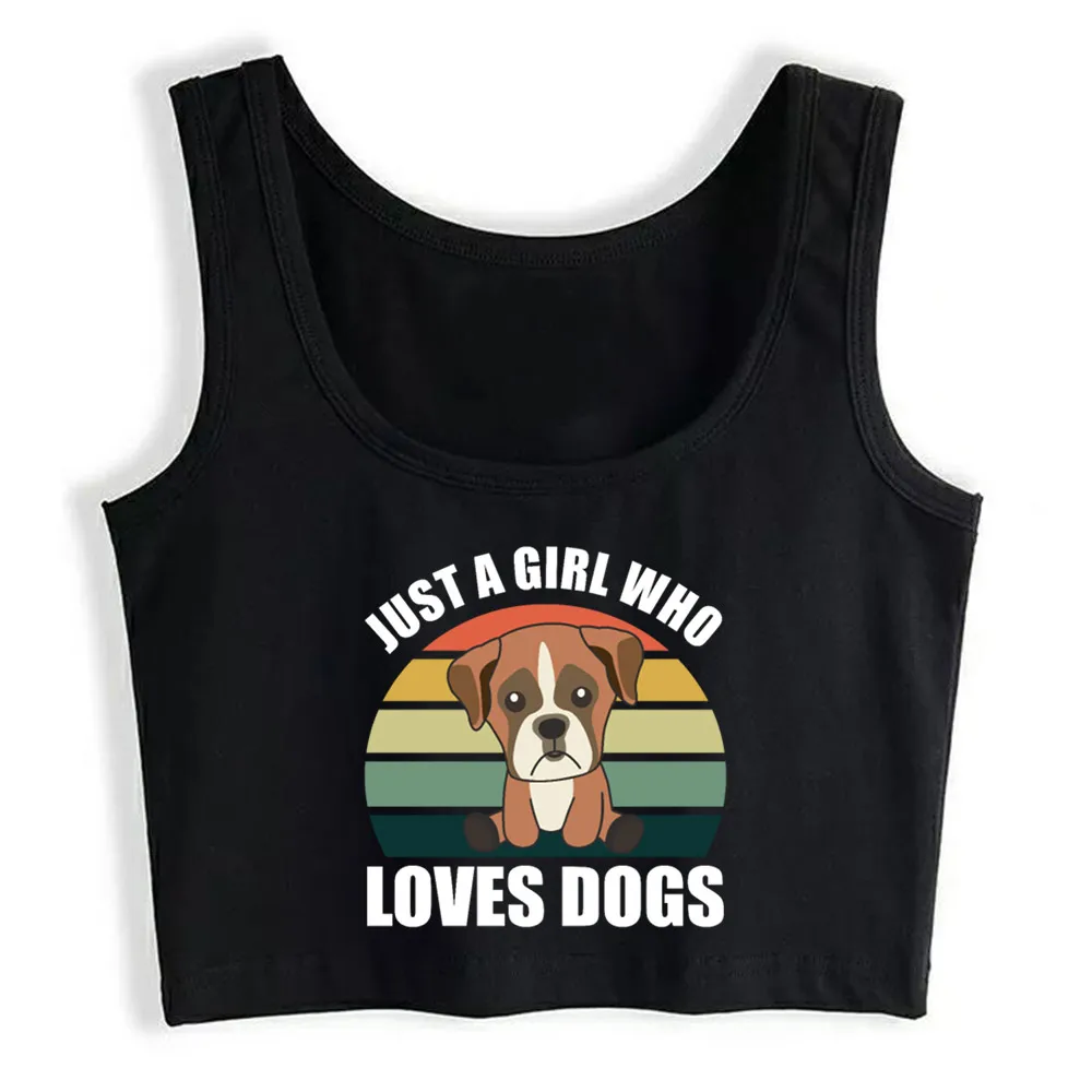 Crop Top Women Just A Girl Who Loves Dogs Boxer Dogs Puppy Harajuku Tank Top Women Anime Women Clothes
Crop Top Women Just A Girl Who Loves Dogs Boxer Dogs Puppy Harajuku Tank Top Women Anime Women Clothes