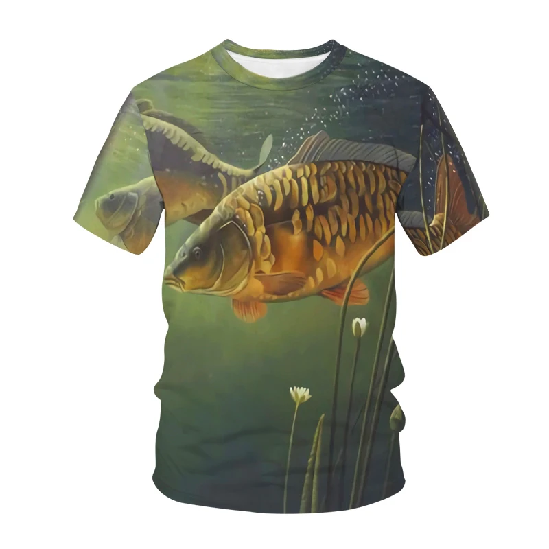 Boys and Girls female fish 3D T-shirt fisherman tropical fish outdoor fishing printing fun fishing children's T-shirt Summer 
Boys and Girls female fish 3D T-shirt fisherman tropical fish outdoor fishing printing fun fishing children's T-shirt Summer